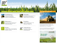 Tablet Screenshot of landtechnik-klein.de